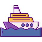 Bateau de croisière icon