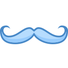 Moustache en croc icon