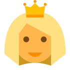 Prinzessin blond icon