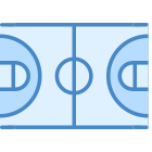 Terrain de basket icon