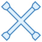 Clé en croix icon