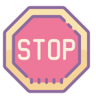 Panneau stop icon