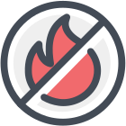 Do not start fire icon