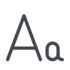 フォント サイズ icon
