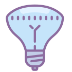 Lampadina riflettore icon