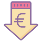 Euro de precio bajo icon