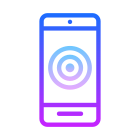 Écran tactile smartphone icon