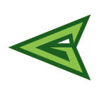 绿色箭头 icon