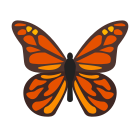 Papillon monarque icon