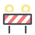 Straßensperre icon