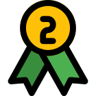 Second Place Ribbon icon