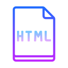 Tipo di file HTML icon