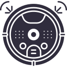 Automatic robot vacum icon