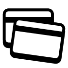 Tarjetas bancarias icon