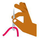 Hand Holding Needle Skin Type 5 icon