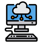 Cloud computing icon