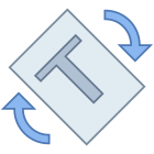 Rotazione automatica in base al testo icon