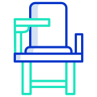 Wooden School Chair icon