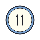 11 círculos icon