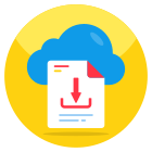 Cloud File Download icon