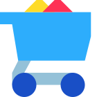 Carrito de la compra cargado icon