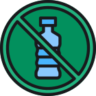 No Plastic Bottles icon