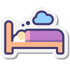 Träumen im Bett icon