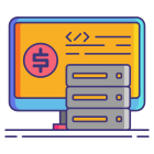 hébergement-externe-big-data-flaticons-lineal-color-flat-icons-2 icon