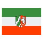 Флаг земли Северный Рейна-Вестфалия icon