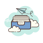 Mailbox Plane icon