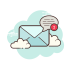 Vollständige Mailbox icon