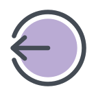 Logout Rounded Left icon