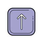 Quadrat hoch icon