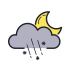 Rainy Snowy Night icon