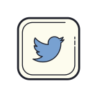 Twitter Squadrato icon