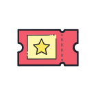 별표 티켓 icon