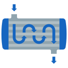 シェルとチューブの熱交換器 icon
