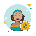 보안 전문가-여성 icon