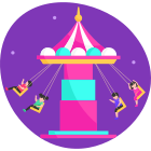 11-carnival swings icon