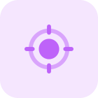 Aim and focus on the target point with strategy icon