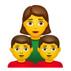 Familie – Frau-Junge-Junge icon
