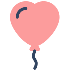Balão de coração icon