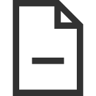 Remove File icon