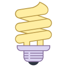 Bombilla espiral icon