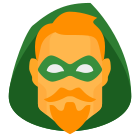 Зеленая стрелка DC icon