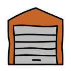 Garagem fechada icon