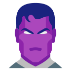 Фиолетовый человек icon
