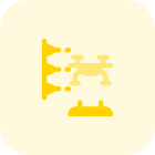 Solid framework design in three dimensional printing process icon