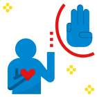 外部の正直な積極的な態度フラットフラットジオタタ icon