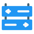 Hospital Direction Sign icon
